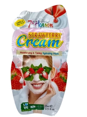 7th Heaven STRAWBERRY CREAM hydrating  mask 15 ml - Image 1 of 4