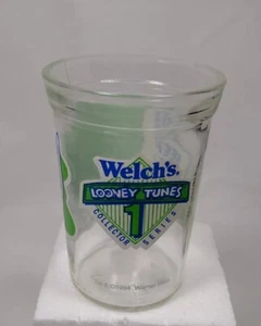 Welchs Looney Tunes Jelly Jar Glass Bugs Bunny Keep Ou #1 collectors Series WB - Picture 1 of 10