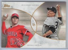 2020 Topps Dynamic Duals #8 Shohei Ohtani Angels Masahiro Tanaka Yankees