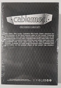 CableMod E-Series Pro ModMesh Sleeved 12VHPWR Cable Kit for EVGA Black,Blood Red - Afbeelding 1 van 5