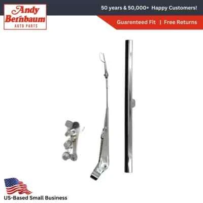 For 1949-1952 DeSoto Chrysler 10″ Windshield Wiper Arm Blade & Adaptor Set. - Image 1 of 4