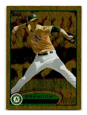Brandon McCarthy 2012 Topps Gold Sparkle #73 Oakland Athletics NM-MINT - Image 1 of 2