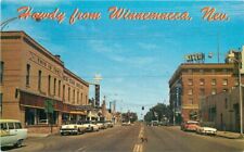 Automobiles Street Scene Winnemucca Nevada McCo Colorpicture Postcard 20-5478