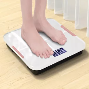 Digital Electronic Glass Bathroom Weight body Scale Scales Backlit 180kg Gym - Picture 1 of 7