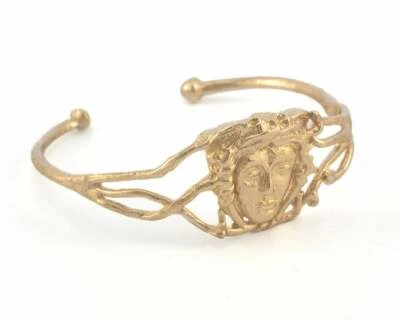 Brazalete facial latón crudo (52 mm tamaño interior - ajustable) OZ3175 Foto 1 de 2