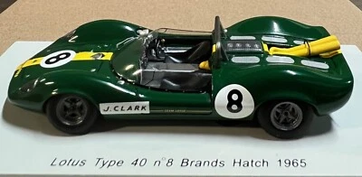 Escotilla Lotus 40, #8 Jim Clark, Guards Trophy Brands 1965. Ahorro 1:43 #S2212. Foto 1 de 4