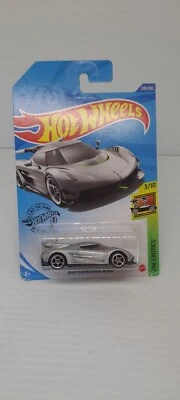 Hotwheels 2018 Koenigsegg Jesko, 228/250, GHB39-D7C6 Silver New In Packaging  - Image 1 of 4