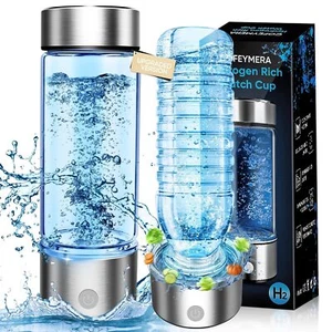 Upgraded Hydrogen Water Bottle, Hydrogen Water Machine -SPE & PEM, Portable - Picture 1 of 8
