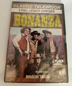 BONANZA & WAGON TRAIN DVD 3 EPISODES TOTAL - Picture 1 of 2