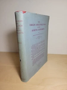 The Origin And Evolution Of The Semitic Alphabets By Abram Setsuzau Kotsuji 1937 - Picture 1 of 12