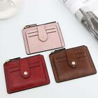 PU Leather With Zipper Money clips Coin Purse Slim Wallets Credit Card Pocket
