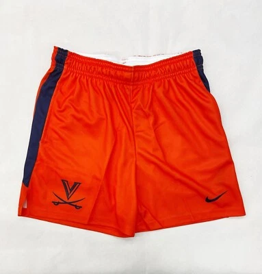 Nike Virginia Cavaliers Elite Shorts Boys Kids M Orange FV5385 Pocket - Image 1 of 2