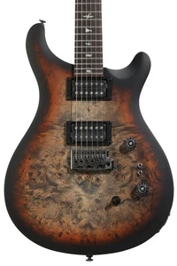 PRS SE Custom 24-08 Exotic Electric Guitar - Charcoal Cherry Midnight Burst - Picture 1 of 8