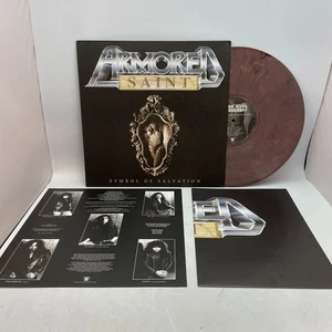 Armored Saint Symbol Of Salvation Vinyl LP US 2018 Rosy Brown Marble VG+/VG+ - Picture 1 of 2
