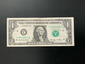 2006 $1 DOLLAR BILL F30063003I 4-of-a-kind and 1 triple. - Picture 1 of 4