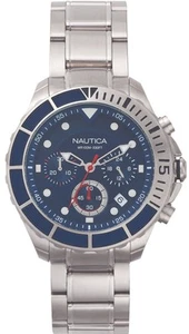 Nautica Puerto Rico Collection chronograph steel watch NAPPTR004 - Picture 1 of 1