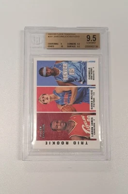 Lebron James Carmelo Anthony Darko 2003-04 Fleer Tradition Rookie 291 BGS 9.5 RC - Image 1 of 2