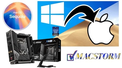 macOS Sequoia  for PC MSI MEG Z490i Unify    hackintosh - Image 1 of 4