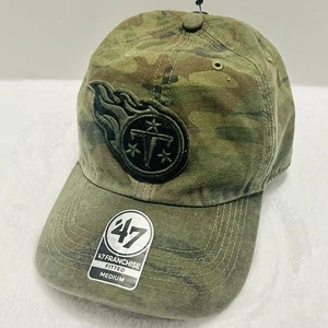 '47 Brand Tennessee Titans Sandalwood Franchise Fitted Hat Cap Medium Green NFL - Picture 1 of 5