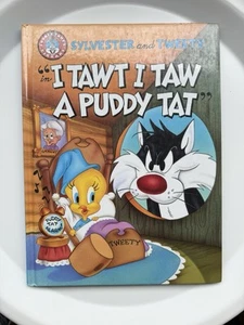 I Tawt I Taw A Puddy Tat Sylvester & Tweety Looney Tunes Hardcover 1990 Vintage - Picture 1 of 5