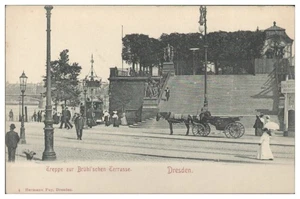 V7906/ Dresden Brühl`sche Terrasse AK ca.1900 - Picture 1 of 2