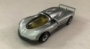 Matchbox OLDSMOBILE AEROTECH - 1990 MB62 - Silver, Rear of Body Opens - Picture 1 of 6