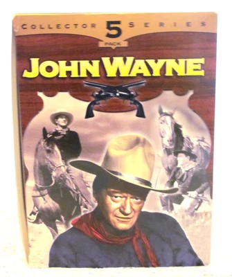 COLLECTORS SERIES 5 PACK JOHN WAYNE VHS MOVIES, 1997 Goodtimes Home Vidio - Image 1 of 4