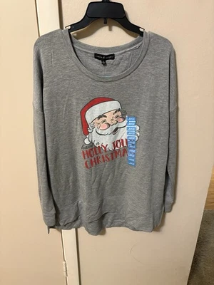 Новый с Ярлыками государство моего Санта Рождественский толстовка Sz L - Изображение 1 из 4