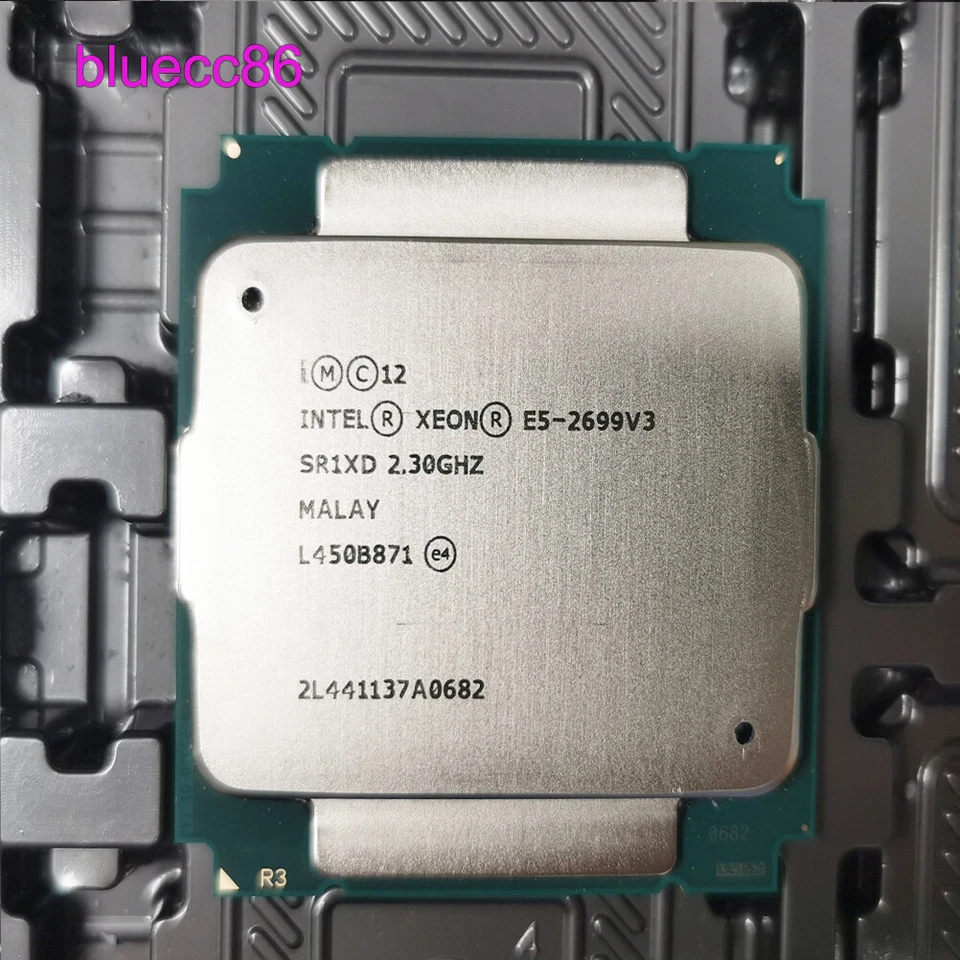 Intel Xeon E5-2699 V3 SR1XD LGA2011-3 18-Core 2.3GHz CPU Processor - Image 1 of 1