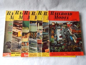7 Issues 1954 Railroad Model Craftsman - Picture 1 of 9