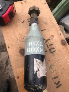 Small Vintage Diving Bottle. Ex Royal Navy - Picture 1 of 6