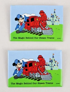 "Die Magie hinter unseren Dampfzügen" Mickey Mouse Disney Reversnadel - Bild 1 von 4