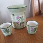 Brand New Yankee Candle Spring Garden Wax Burner And Matching Tealight...
