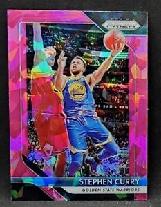 Stephen Curry 2018-19 Panini Prizm Pink Ice Prizm #222 Card GSW Warriors Steph 