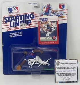 Shawon Dunston Signed 1988 Starting Lineup Figure MLB Chicago Cubs Schwartz COA - Picture 1 of 10