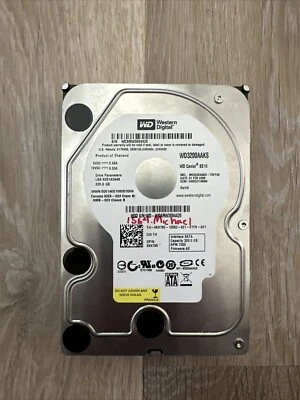 Western Digital WD3200AAKS-75VYA0 320GB DCM: HHRNHT2MHN - Image 1 of 4