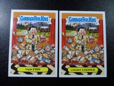 Twin Peaks Kyle MacLachlan Spoof Garbage Pail Kids 2 Card Set