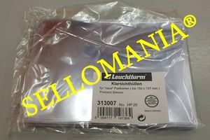 FUNDAS PROTECTORAS LEUCHTTURM TARJETAS POSTALES MEDIDAS INTERIORES 150 x 107 mm - Foto 1 di 1