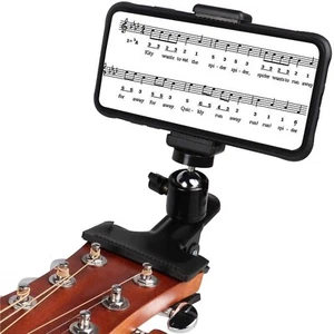 Soporte universal para teléfono con cabezal de guitarra soporte de transmisión en vivo - Imagen 1 de 4