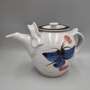 Tetera grande de cerámica Rashleigh Cornish Studio de colección de los años 70, Carew & Hingston. - Imagen 1 de 11