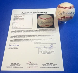 Ted Williams signierter Ball Baseball Boston Red Sox JSA YY80426 - Bild 1 von 8