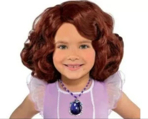 Disney Princess Sofia the First Wig Halloween Costume Dress Up Child Kids Sophia - Picture 1 of 1