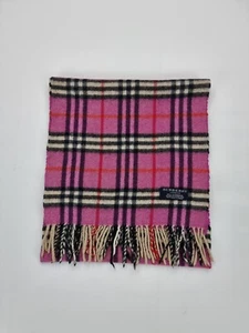 Genuine Burberry 100% cashmere scarf size 132cm or 52 inches in good condition - Picture 1 of 9