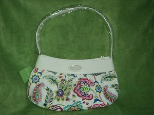 NWT Vera Bradley Perfect Shoulder Bag Palm Beach Garden Free Shipping BIN $66 - Picture 1 of 6