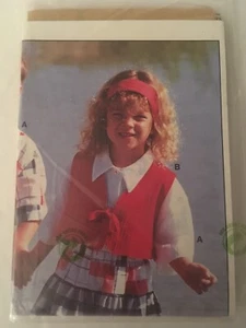 Burda Pattern 3826 Children Boys Girls Top Shirt Vest Skirt Pants Summer Sz 1-6 - Picture 1 of 6