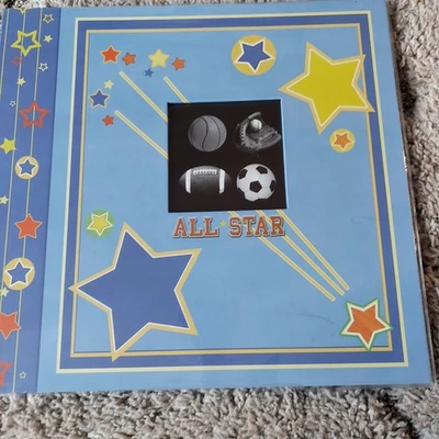 Álbum de recortes All Star, azul. 12X12 Foto 1 de 4