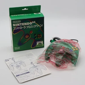Original Nintendo 64 NUS-005 Green N64 Controller - New & Complete in Box - Picture 1 of 9