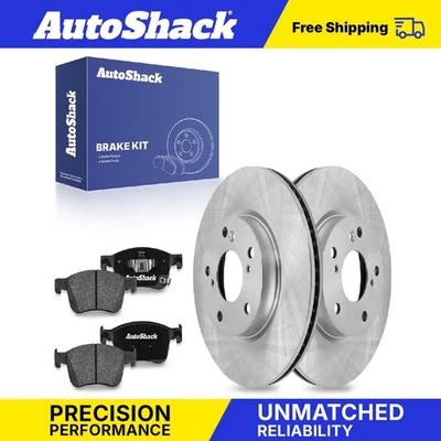 Front Brake Rotors Ceramic Pads for 2022 2023 2024 Honda Civic 1.5L - Image 1 of 4