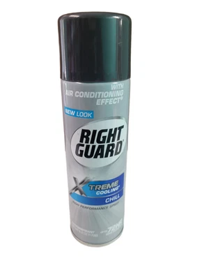 Desodorante antitranspirante Right Guard Xtreme Cooling Spray 6 fl oz Difícil de encontrar Foto 1 de 4
