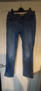 Fat Face Women's Straight Cut Blue Jeans. Size 12R - Picture 1 of 10